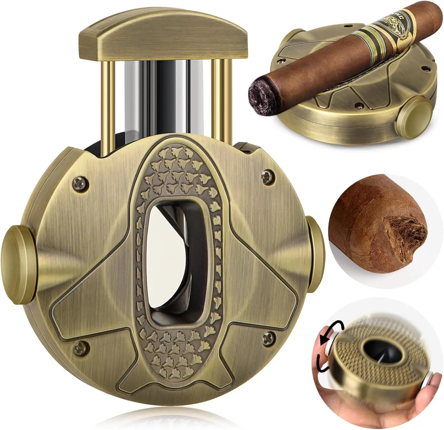 Trivium 3-in-1 Precision Cutter - V-Cut, Holder & Decompression Spinne ...