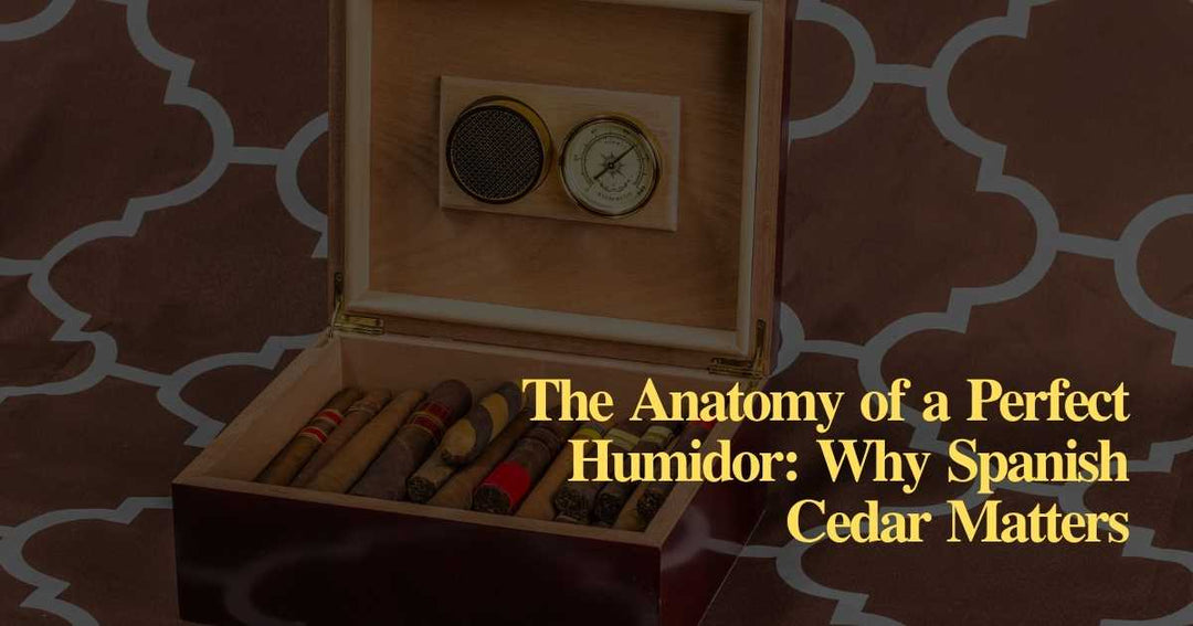 The Anatomy of a Perfect Humidor: Why Spanish Cedar Matters
