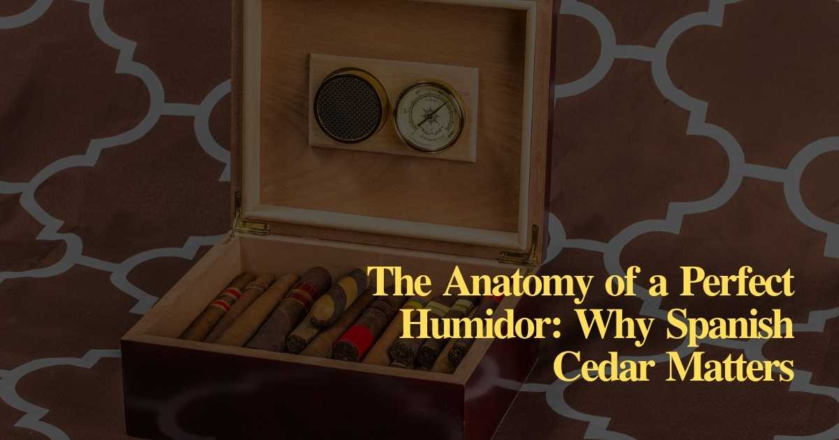 The Anatomy of a Perfect Humidor: Why Spanish Cedar Matters