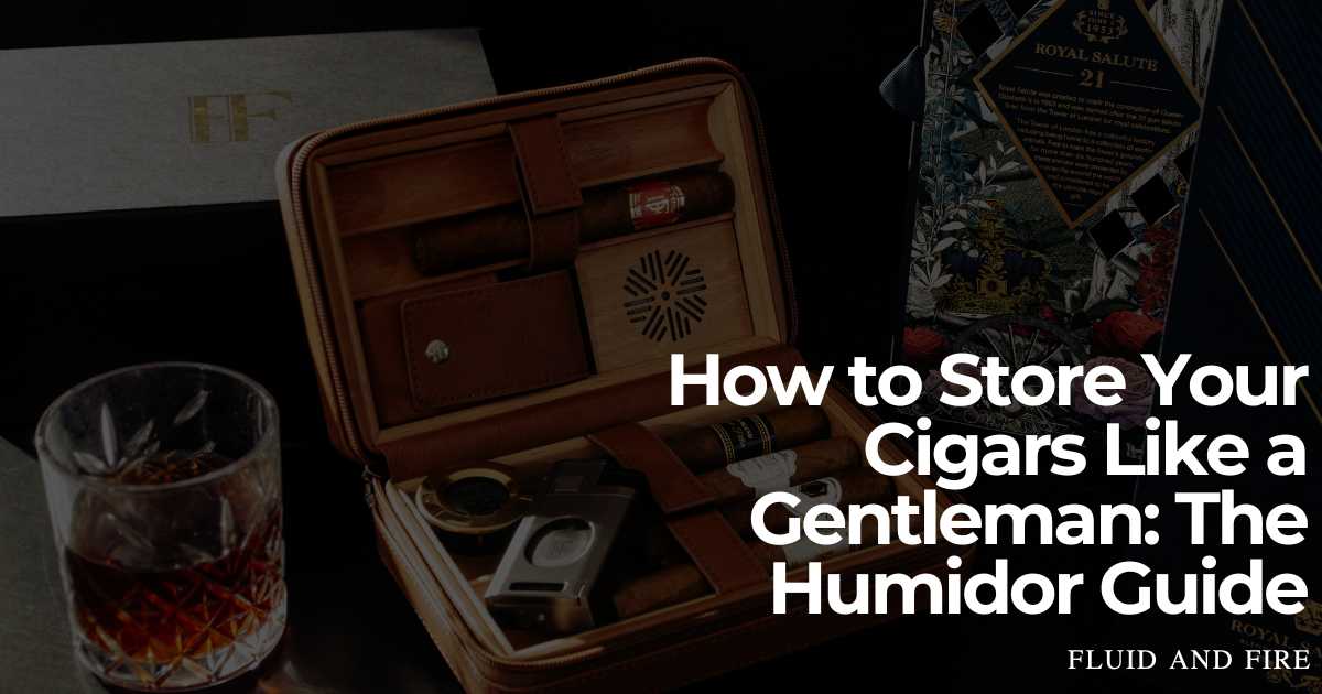 How to Store Your Cigars Like a Gentleman: The Humidor Guide