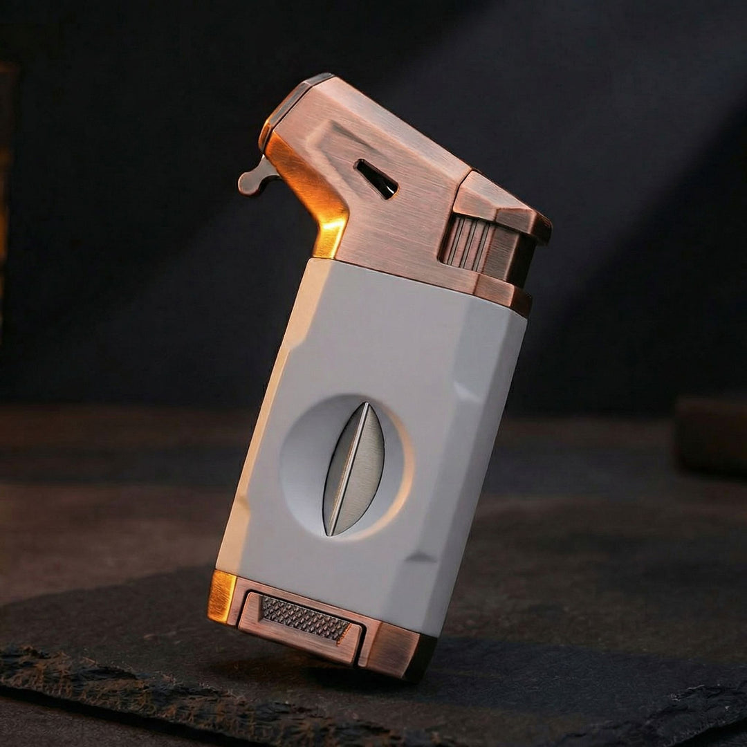 The Maverick: 2-in-1 V-Cutter & Torch Lighter - Fluid And Fire