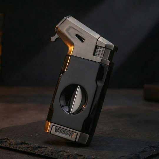The Maverick: 2-in-1 V-Cutter & Torch Lighter - Fluid And Fire
