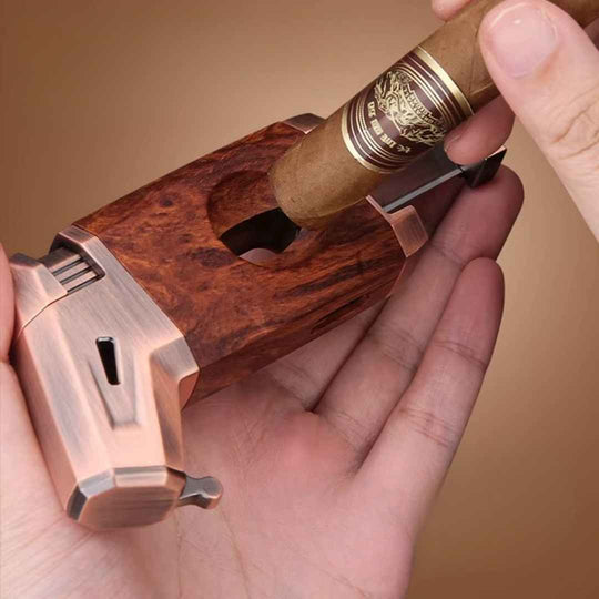 The Maverick: 2-in-1 V-Cutter & Torch Lighter - Fluid And Fire