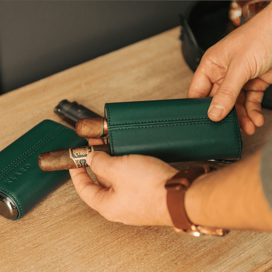 The Premium 3 Cigar Travel Case