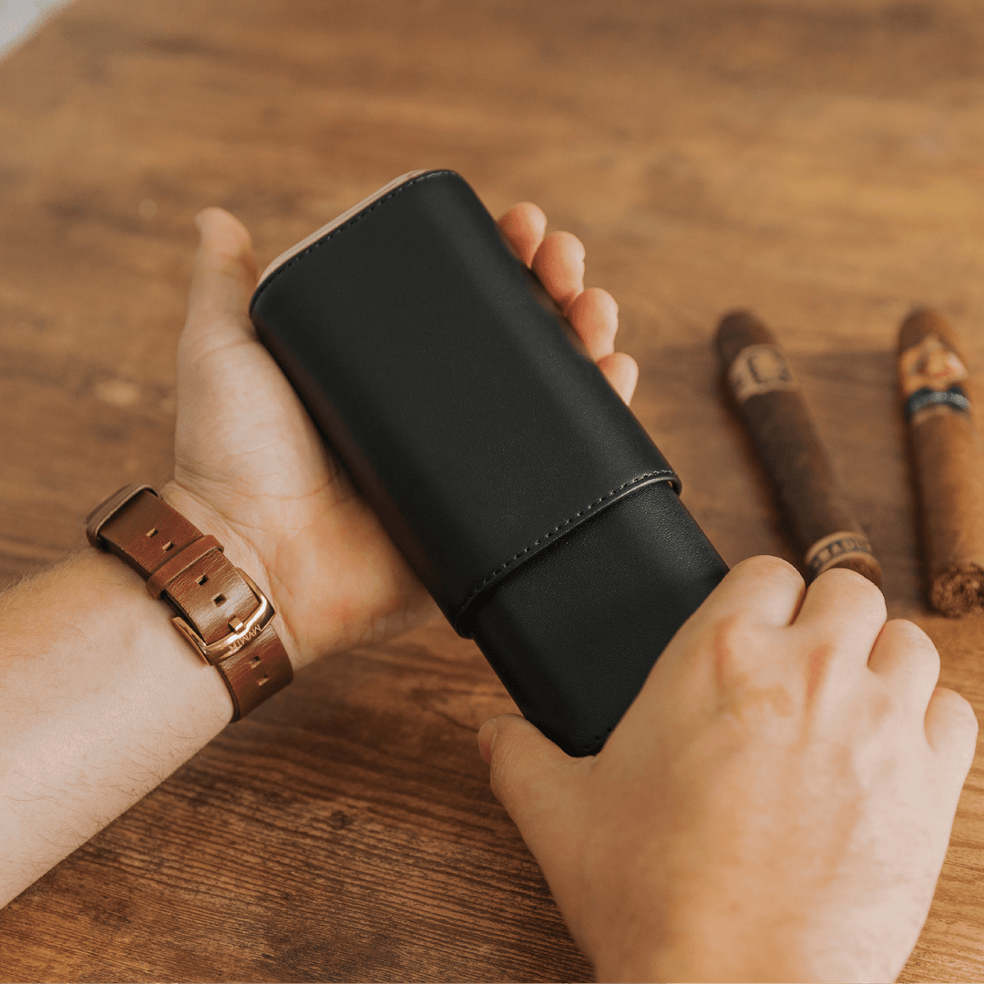 The Premium 3 Cigar Travel Case