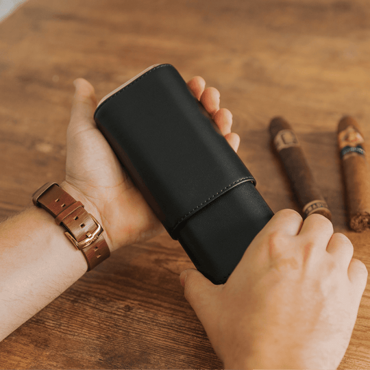 The Premium 3 Cigar Travel Case