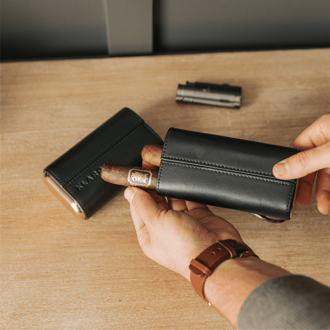 The Premium 3 Cigar Travel Case