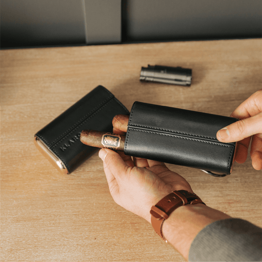 The Premium 3 Cigar Travel Case
