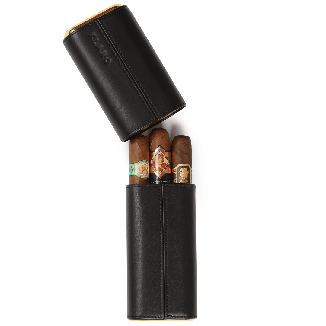 The Premium 3 Cigar Travel Case