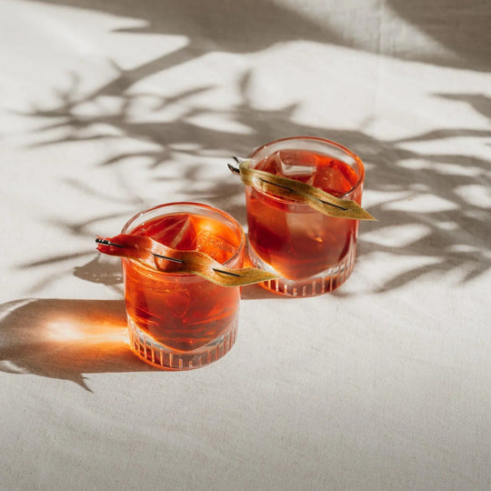 Caldera Set of 4 Whisky Glasses 11 oz - Fluid And Fire