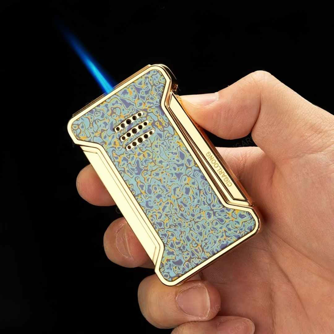 The Damascus Bloom Cigar Accessory Set (3-Piece)