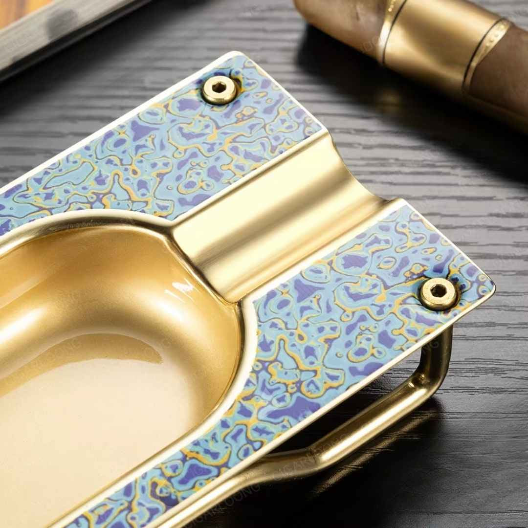 The Damascus Bloom Cigar Accessory Set (3-Piece)