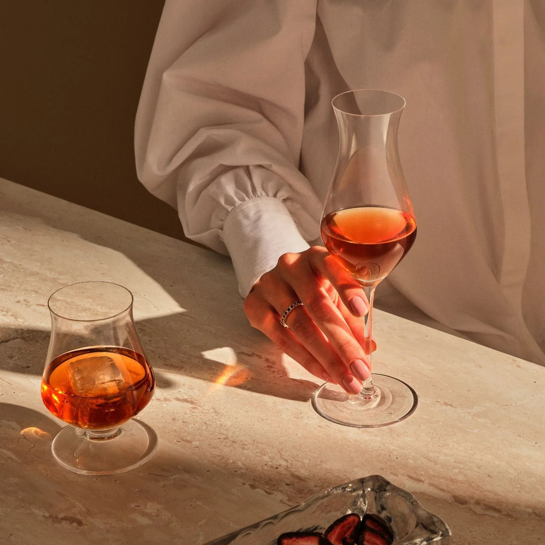 Islands Set of Two Whisky Tasting Glasses Tall - Fluid And Fire