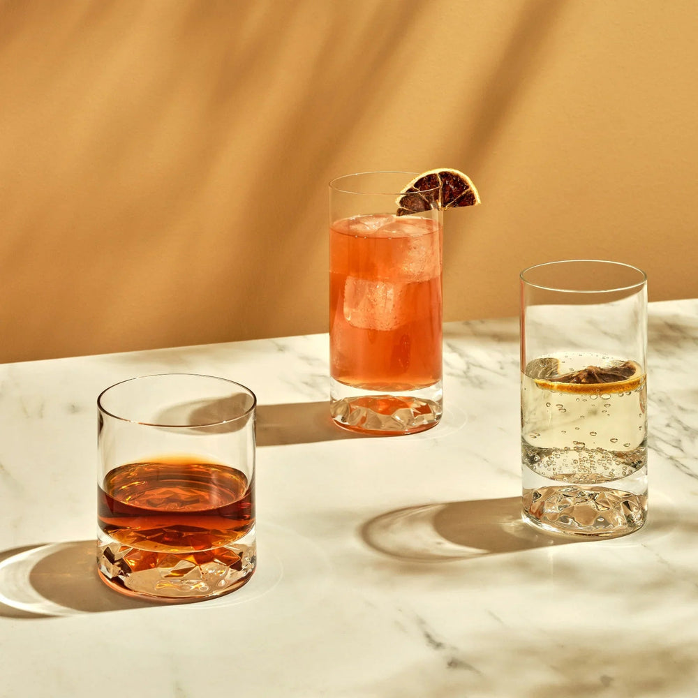 Club Set of 4 Whisky Glasses - Fluid And Fire