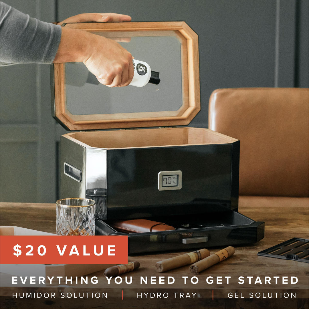 The Octodor Glass Top Humidor