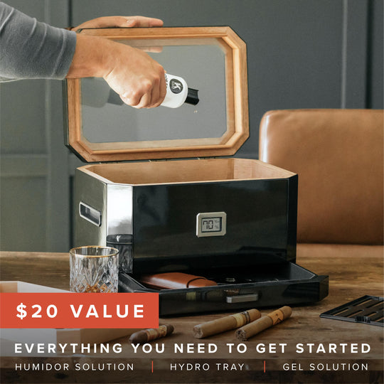 The Octodor Glass Top Humidor