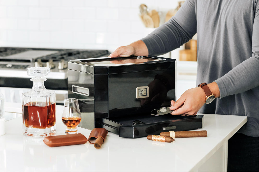 The Octodor Glass Top Humidor