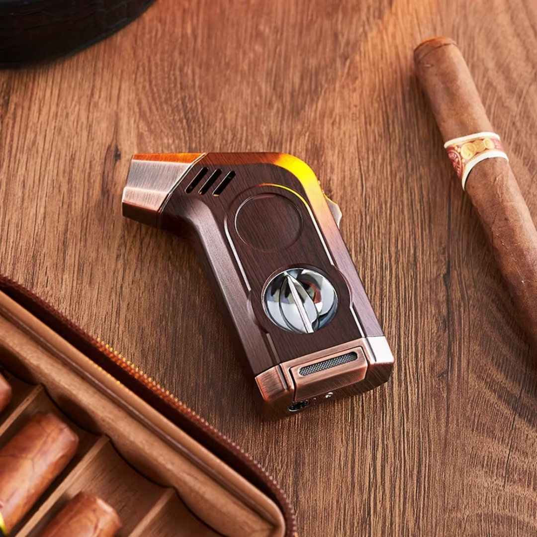 The Pathfinder: 3-in-1 Cigar Lighter - Fluid And Fire