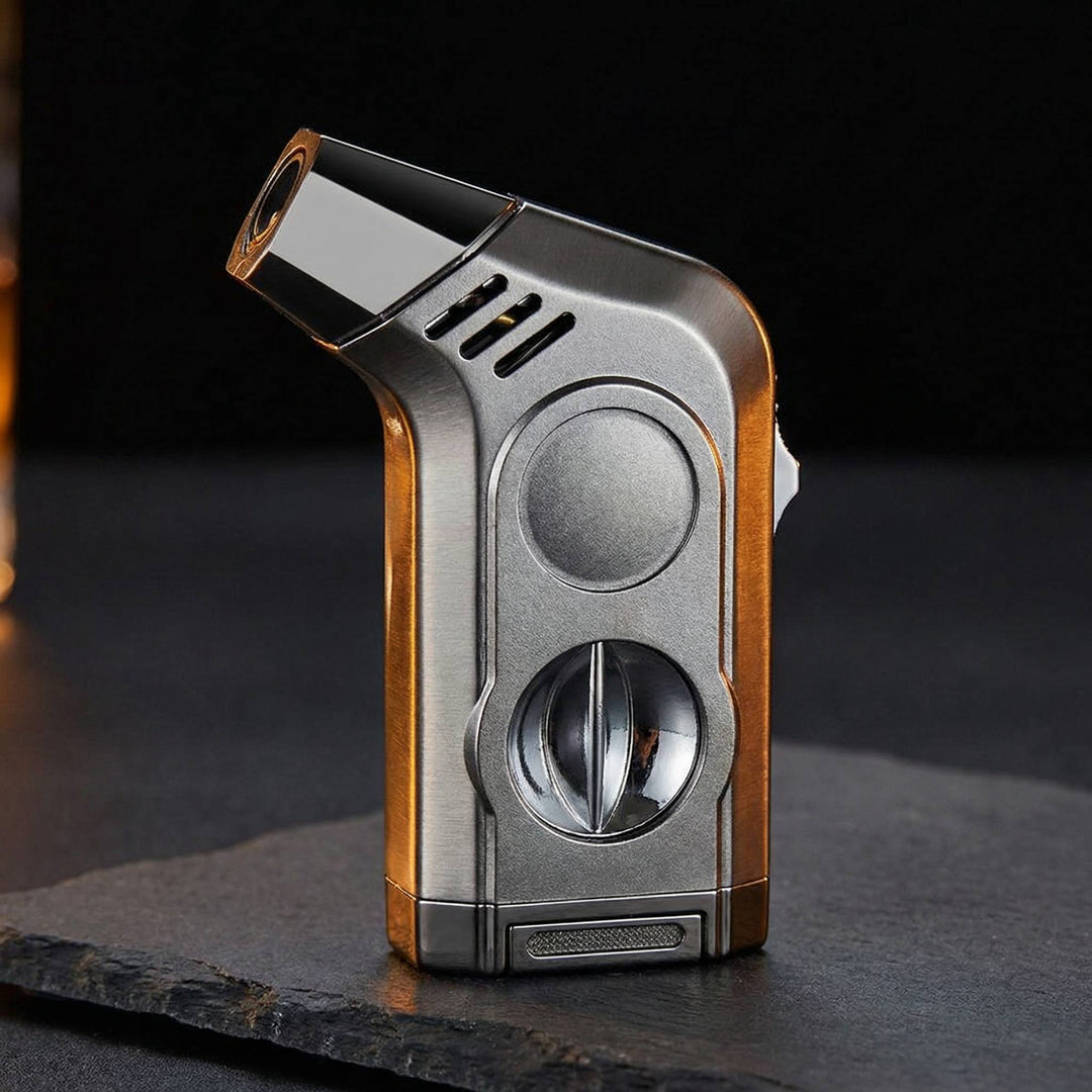 The Pathfinder: 3-in-1 Cigar Lighter - Fluid And Fire