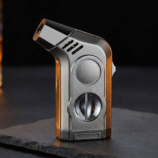 The Pathfinder: 3-in-1 Cigar Lighter - Fluid And Fire