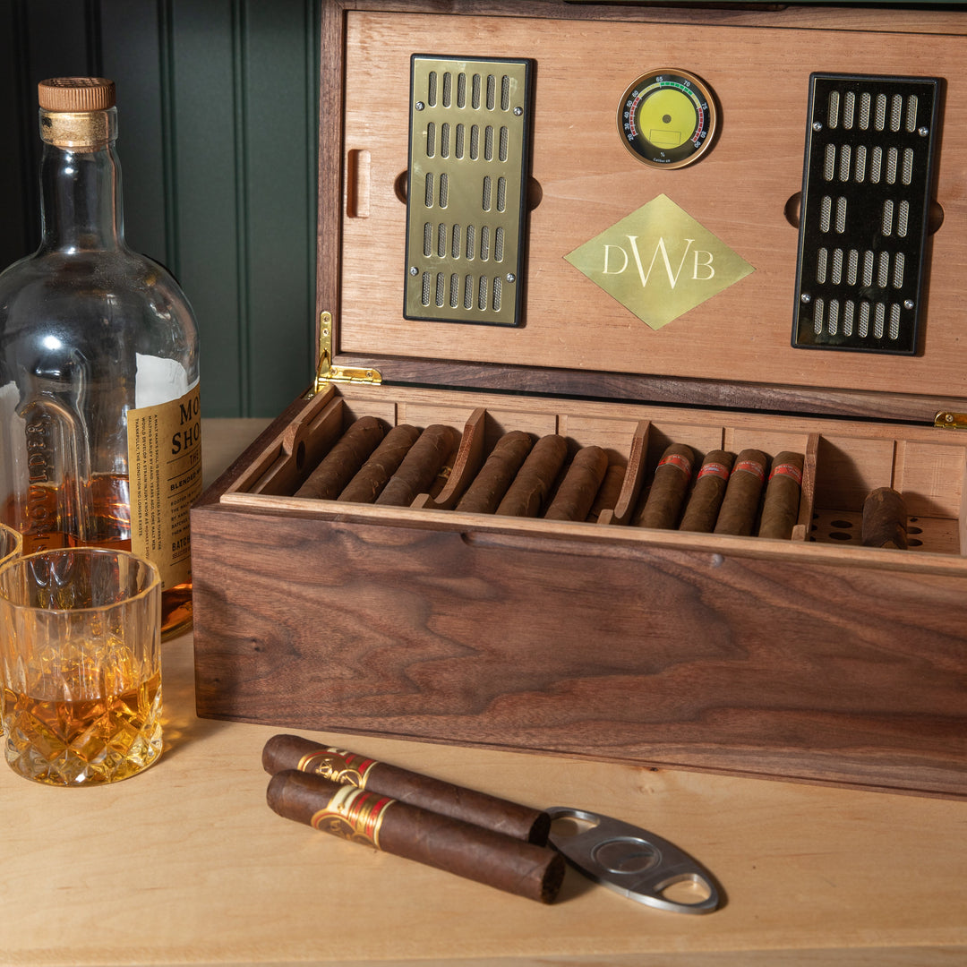 The Black Walnut with Spanish Cedar Lining - 80 Capacity