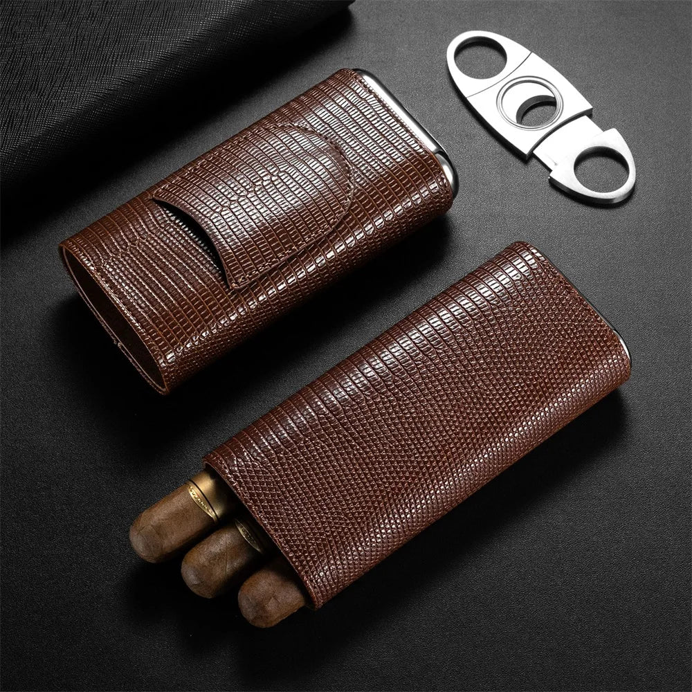 The Companion 3-Cigar Travel Case