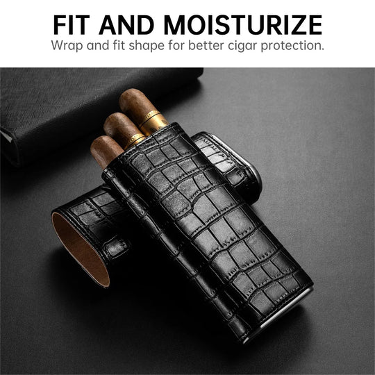 The Companion 3-Cigar Travel Case