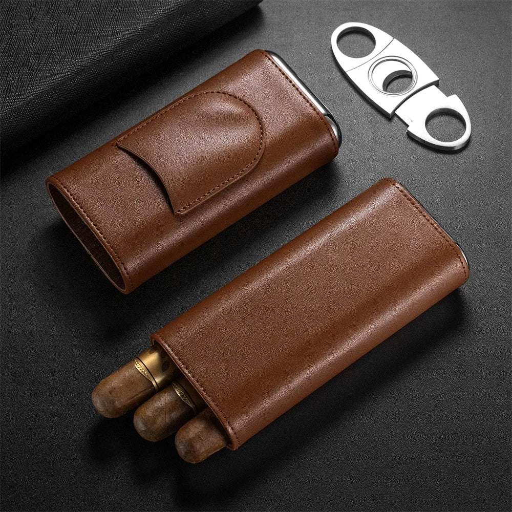 The Companion 3-Cigar Travel Case