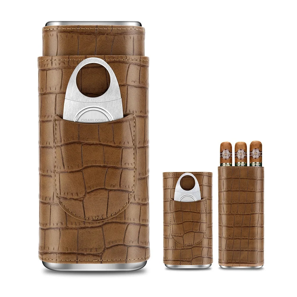 The Companion 3-Cigar Travel Case