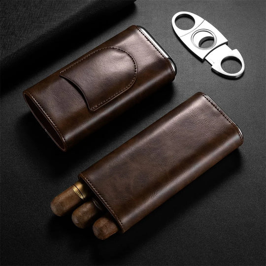 The Companion 3-Cigar Travel Case