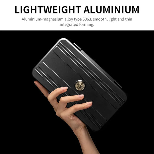 Aeris 5 – Portable Aluminum Travel Case (Waterproof & Lightweight)