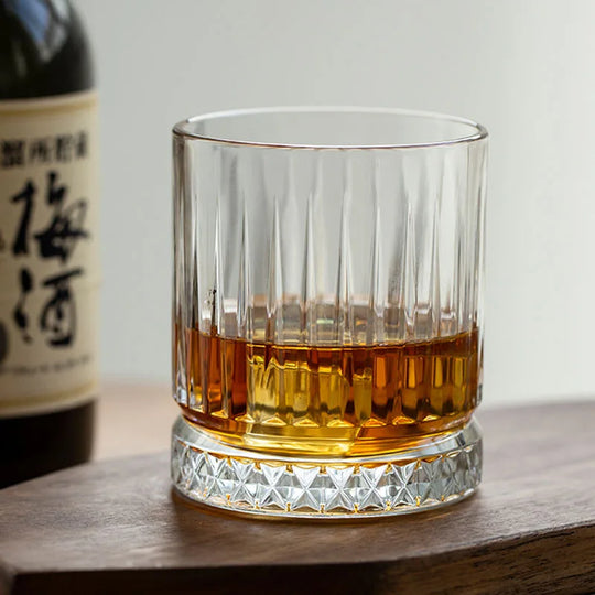 The Apex Dual-Cut Crystal Tumbler Set — A Symphony of Texture