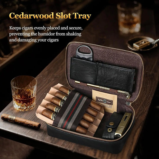 The Alchemist Travel Humidor Kit (5-Cigar Capacity)