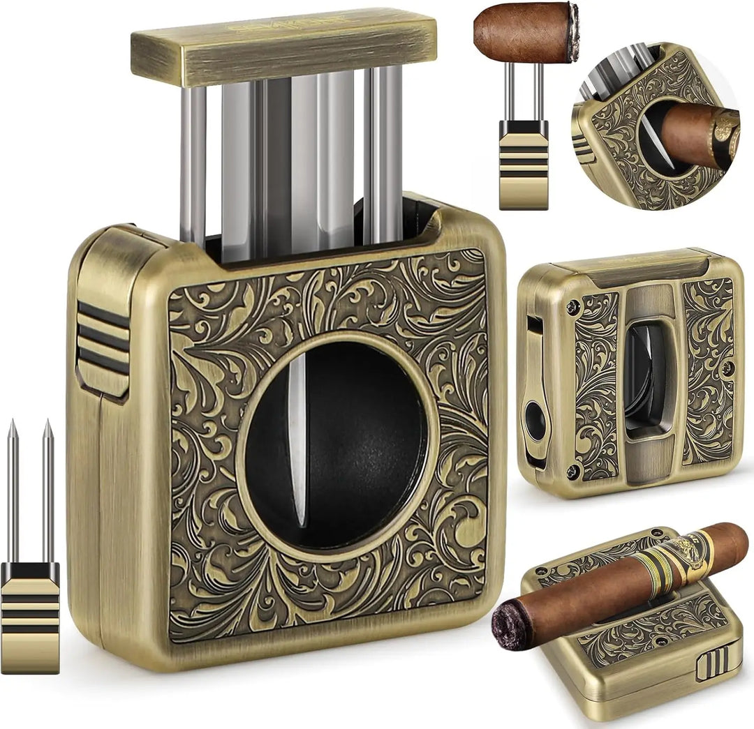 Regalia 4-in-1 Precision Cutter – V-Cut, Punch, Holder & Twin Nubber