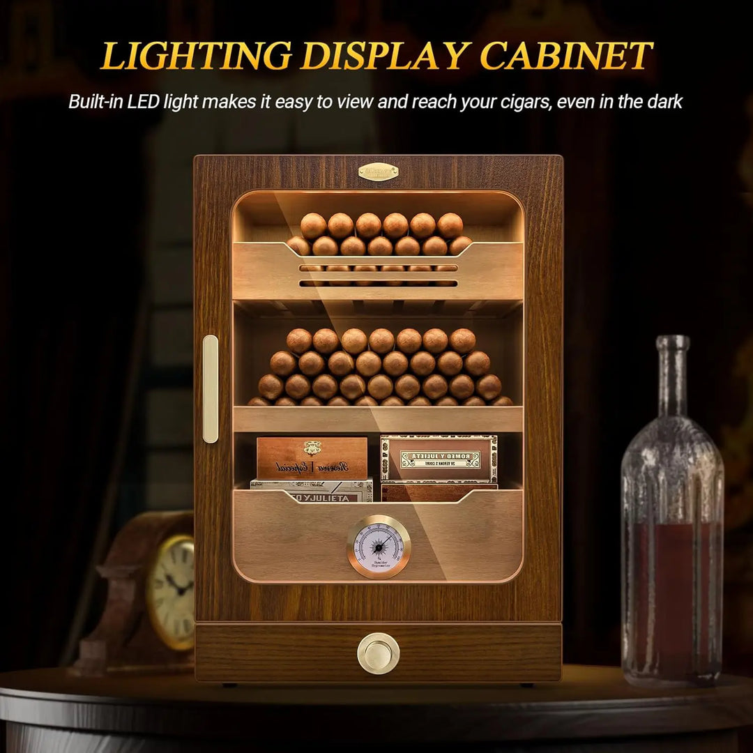 The Pavilion LED Humidor Cabinet (100-150 Cigar Capacity)