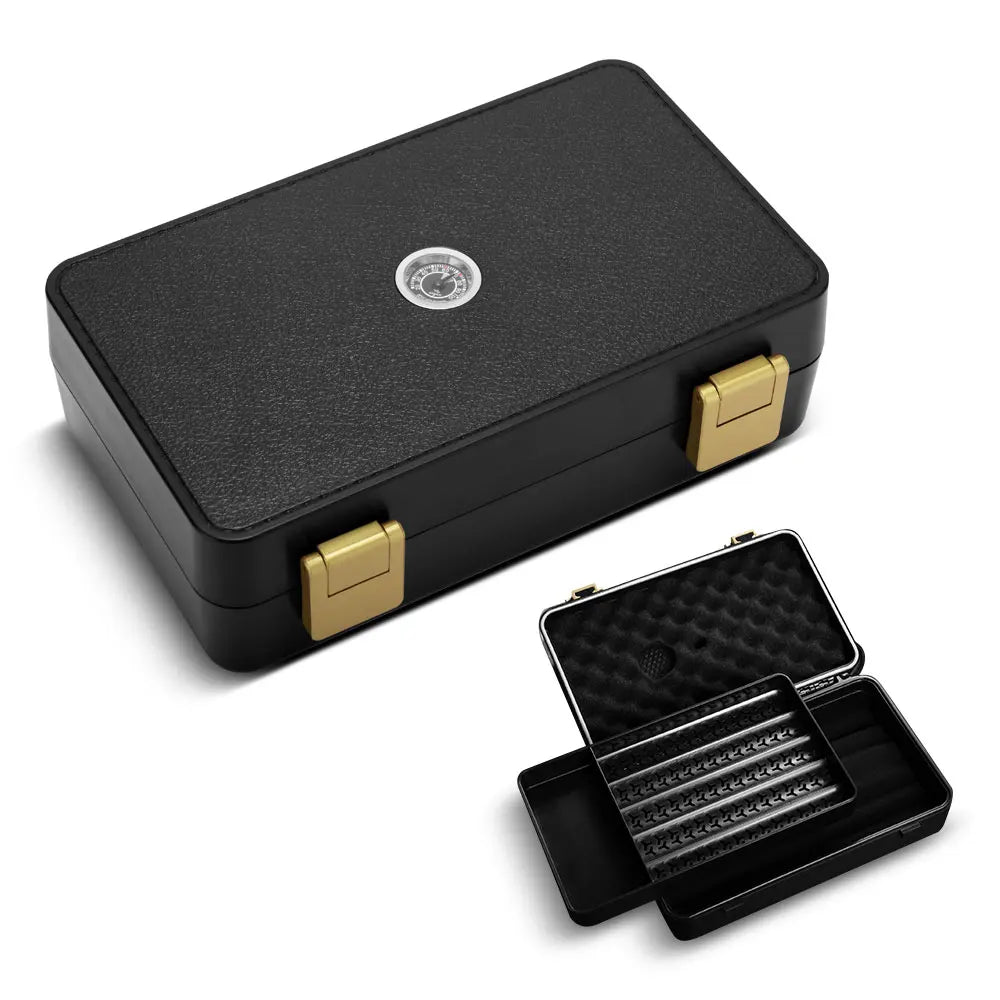 The Sentinel Portable Travel Humidor (10-Cigar Capacity)