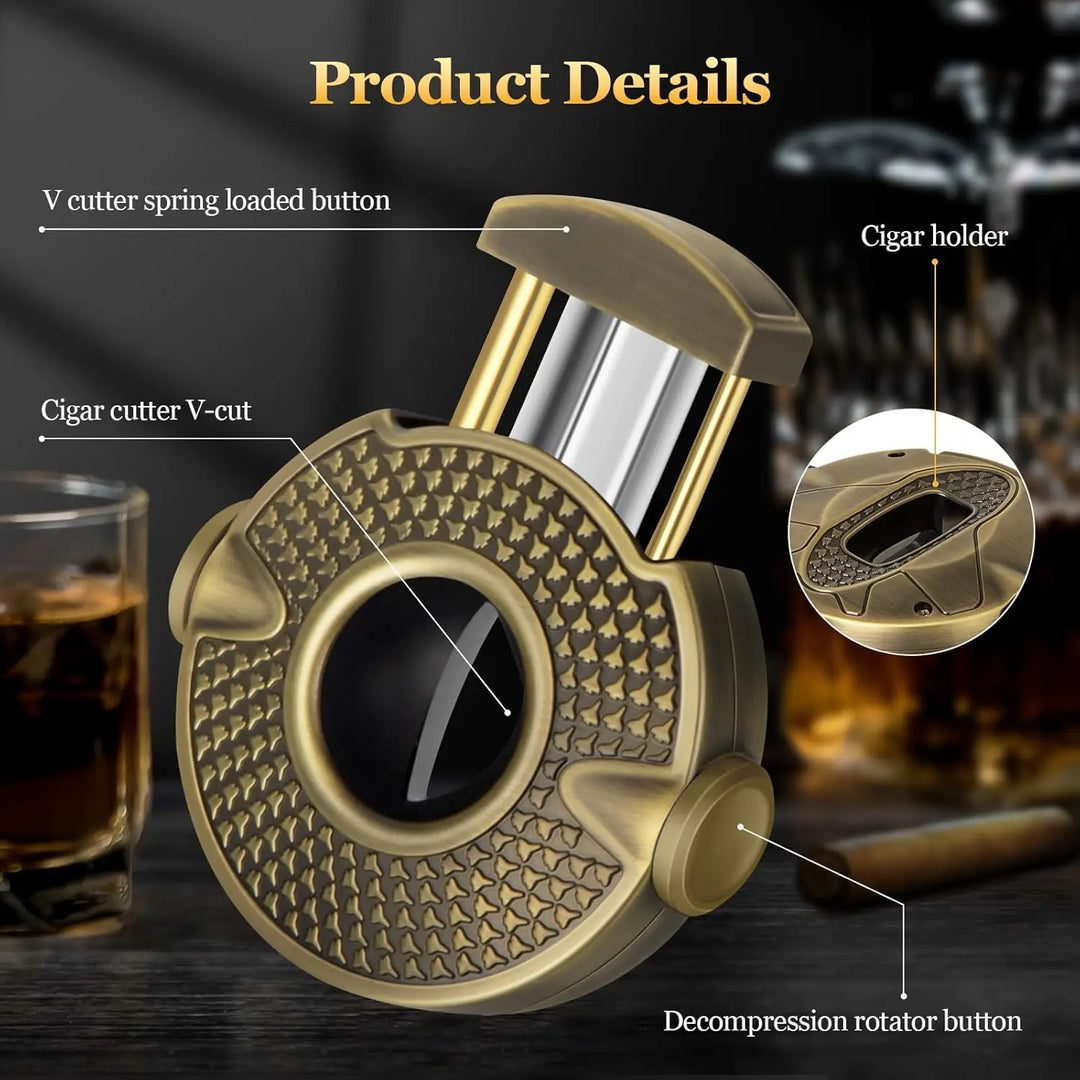 Trivium 3-in-1 Precision Cutter – V-Cut, Holder & Decompression Spinner