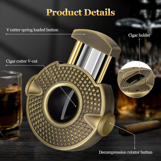 Trivium 3-in-1 Precision Cutter – V-Cut, Holder & Decompression Spinner