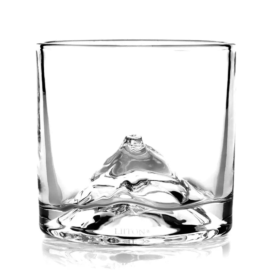 The Peaks Mountain Replica Crystal Whiskey Glass Set — Where Elevation Meets Ritual