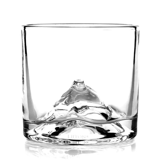 The Peaks Mountain Replica Crystal Whiskey Glass Set — Where Elevation Meets Ritual