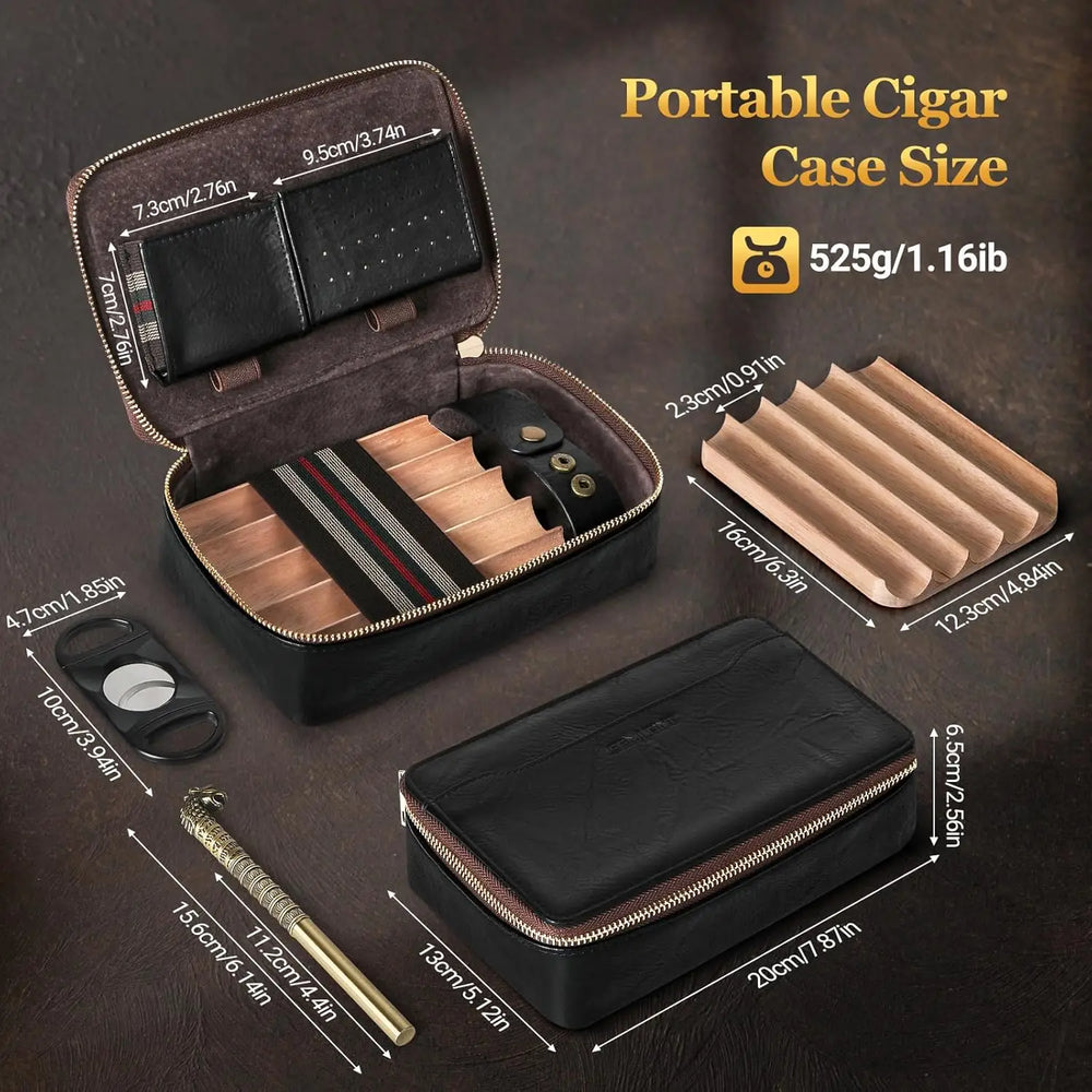 The Alchemist Travel Humidor Kit (5-Cigar Capacity)