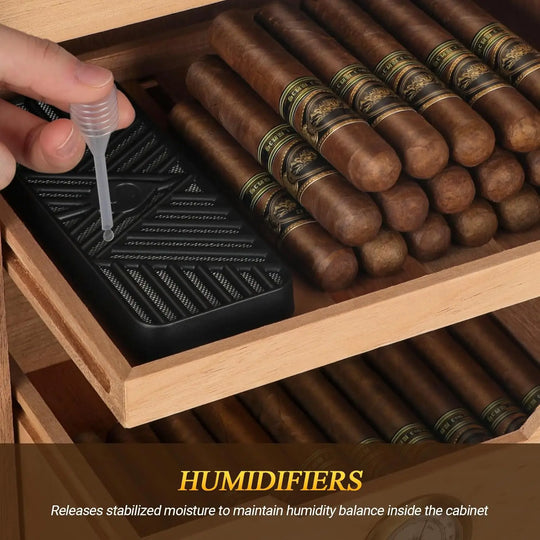 The Pavilion LED Humidor Cabinet (100-150 Cigar Capacity)
