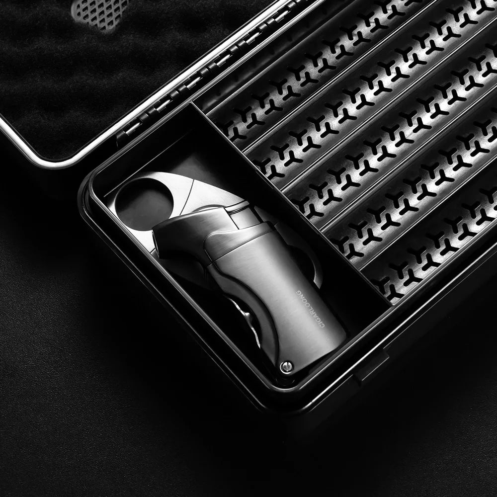 The Sentinel Portable Travel Humidor (10-Cigar Capacity)