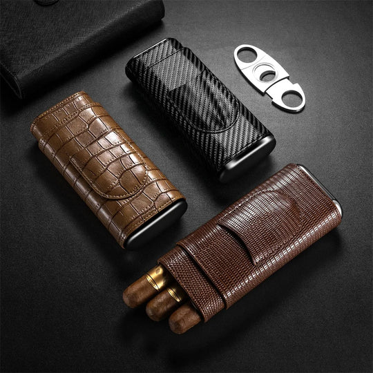 The Companion 3-Cigar Travel Case