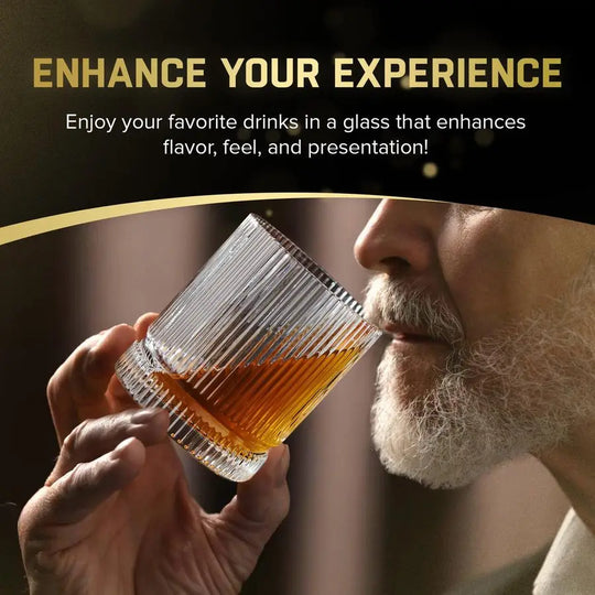 The Column Ribbed Tumbler Set of 12 — A Foundation of Texture and Light