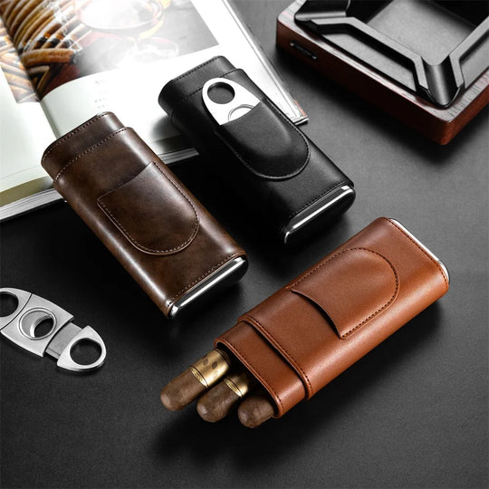 The Companion 3-Cigar Travel Case