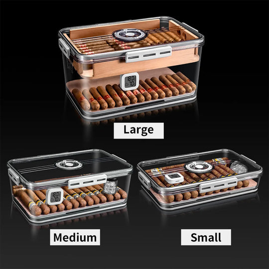 The Curator Clearview Humidor Collection