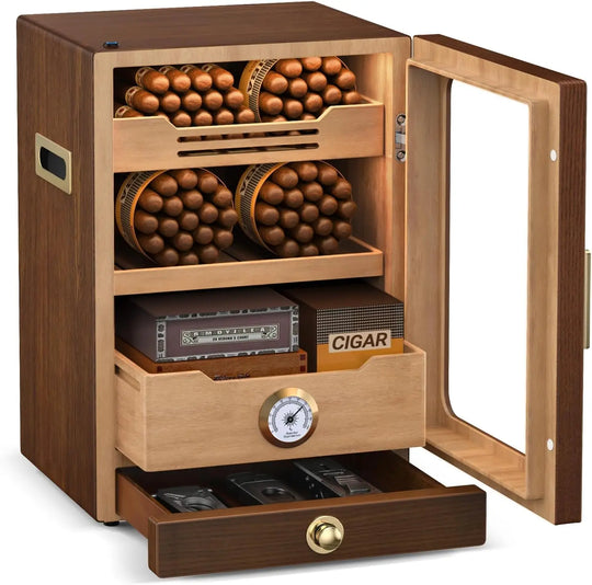 The Pavilion LED Humidor Cabinet (100-150 Cigar Capacity)