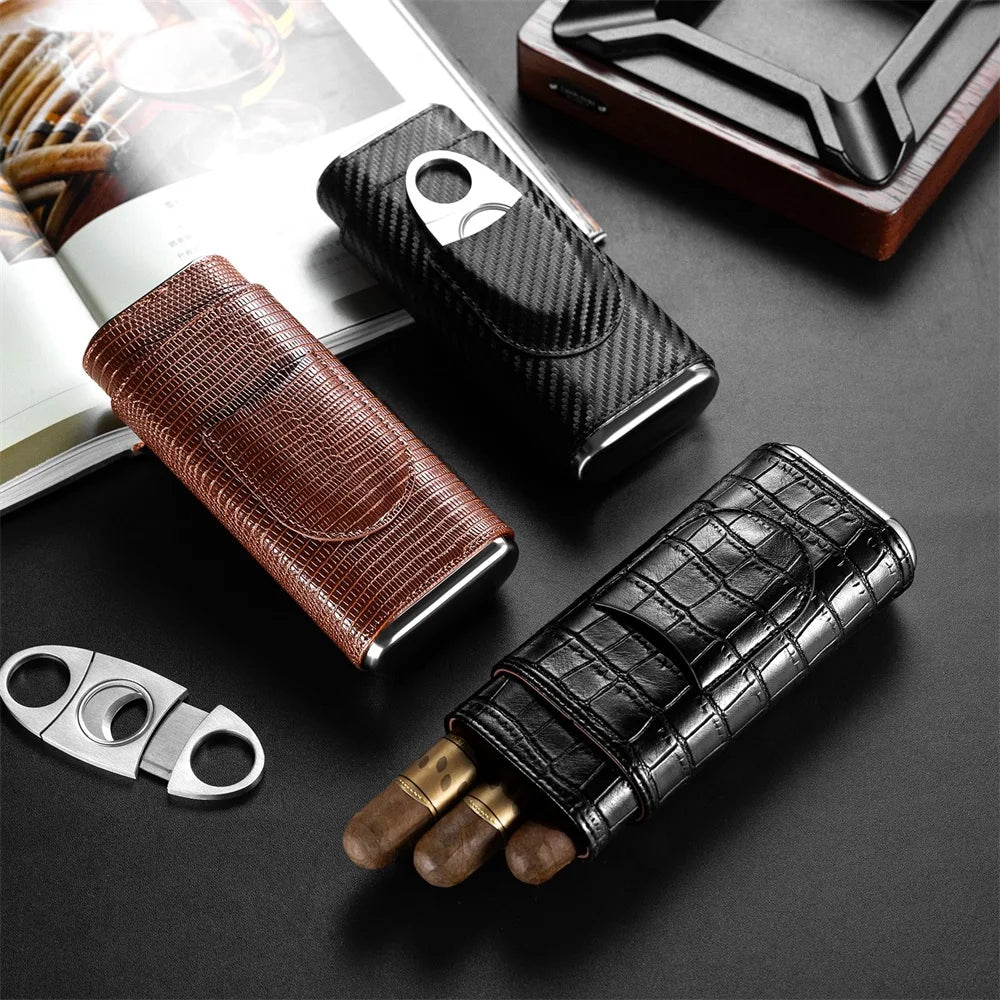 The Companion 3-Cigar Travel Case