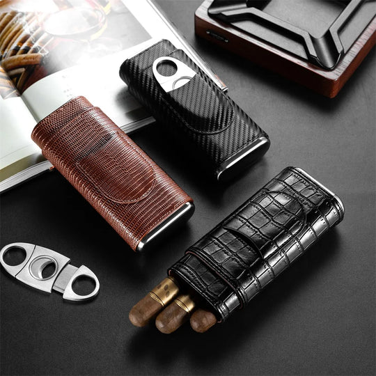 The Companion 3-Cigar Travel Case